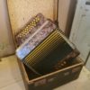 Antieke accordeon Höhner Club IIB Victoria met koffer