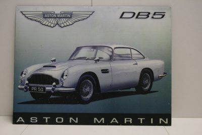 W063 - Metalen reclamebord Aston Martin