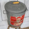 T026D- brocante zinken weckketel