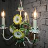V033 - Franse vintage bloemenlamp