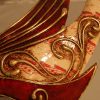 W035 - Venetiaans masker rode veren