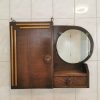 vintage medicijnkastje oud badkamerkastje