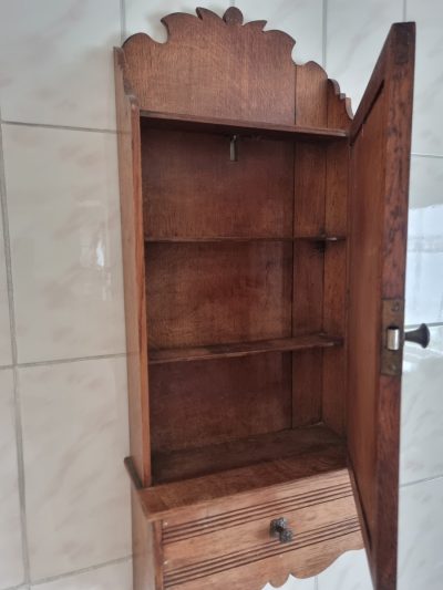 Frans antiek houten medicijnkastje - Afbeelding 10