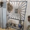 Antiek smeedijzeren decoratief rek - Afbeelding 11