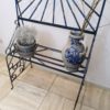 Antiek smeedijzeren decoratief rek - Afbeelding 3