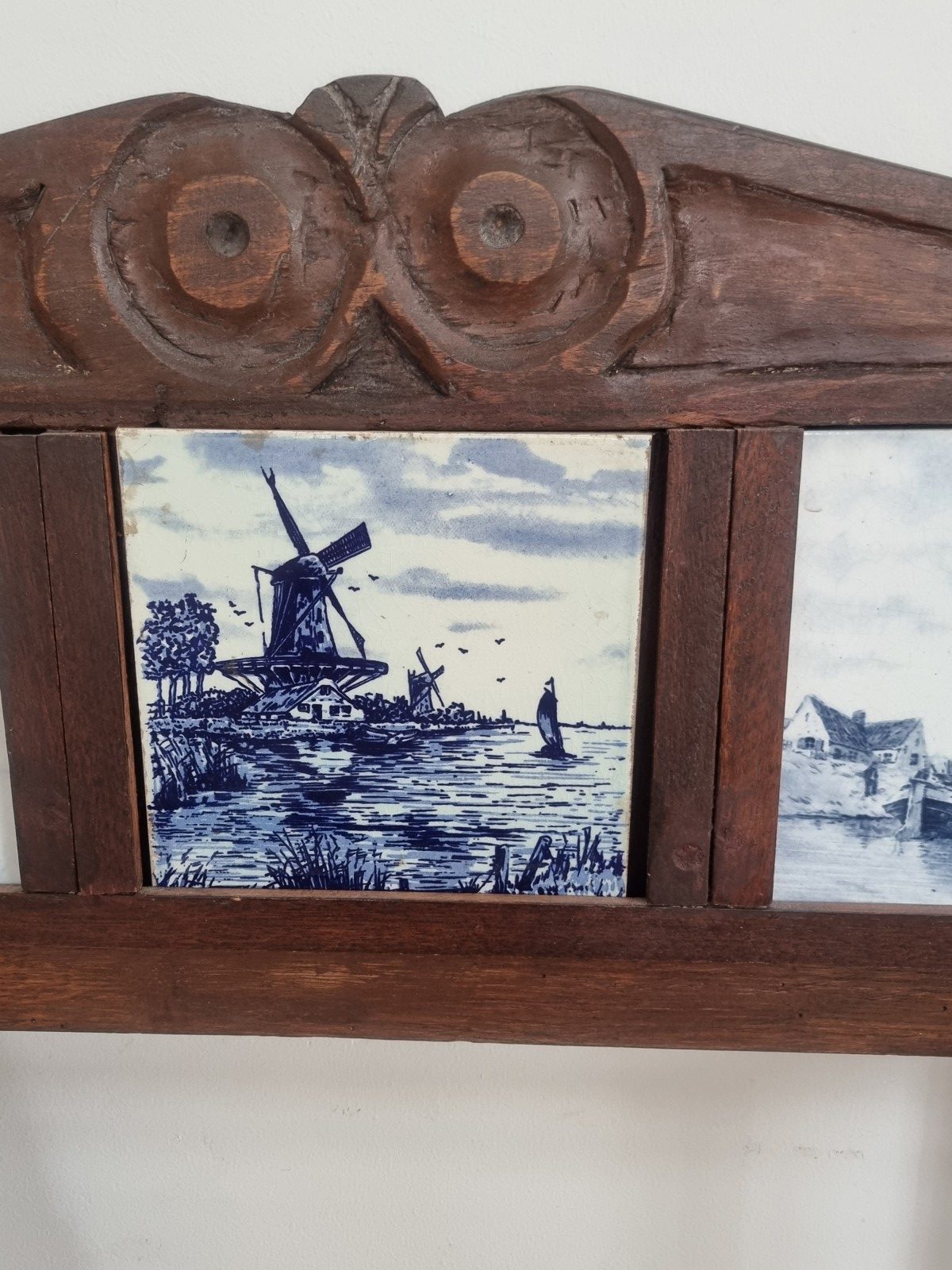 antieke houten paraplubak tegeltjes - Afbeelding 7