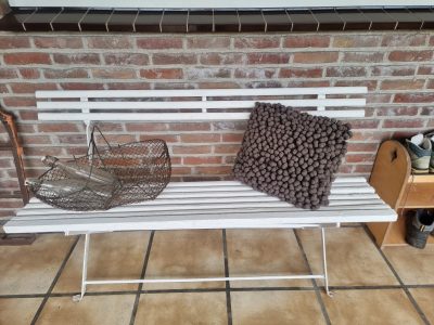 oude Franse bank tuinbank - Afbeelding 3