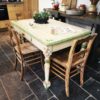 oude Franse keukentafel eettafel