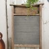oud landelijk zinken wasbord