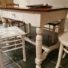 Oude Franse keukentafel boerentafel eettafel