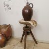 houten kruk pianokruk atelierkruk
