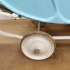 brocante metalen blauwe poppenwagen - Afbeelding 6