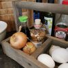 oude houten bak gereedschapsbak - Afbeelding 9