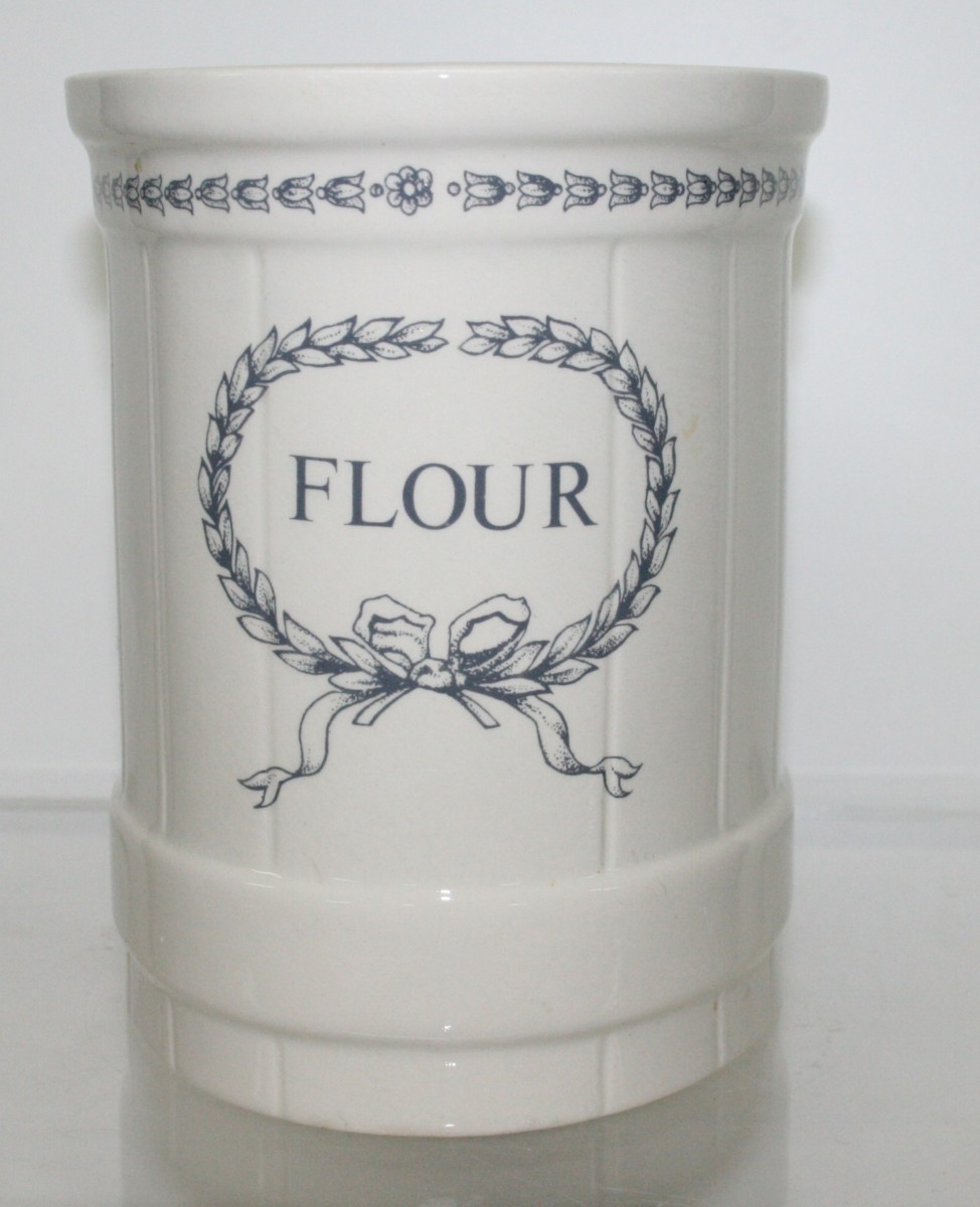 Scheermes Wijzerplaat Verspreiding Engelse voorraadpot Flour - Santiline