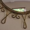 vintage messing butlerspiegel zonnespiegel - Afbeelding 4